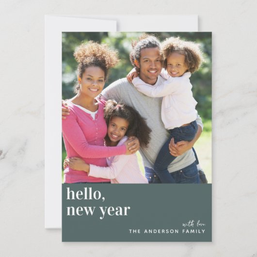 Hello New Yearの写真 シーズンカード (正面)