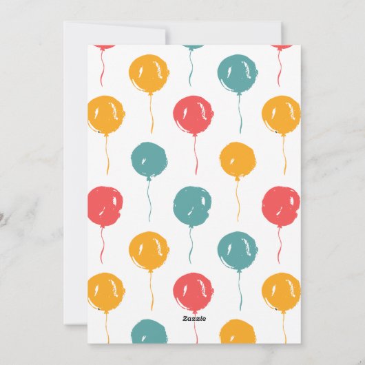 Hello New Yearカラフルモダンタイポグラフィ写真 シーズンカード (裏面)