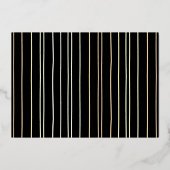 Hello New Yearフォトはっきりしたタイプ黒実在金ゴールド 箔シーズンカード (裏面)