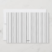 Hello New Year白黒はっきりしたカスタム年写真 シーズンカード (裏面)