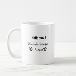 Hello New Year Mug コーヒーマグカップ