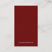 Hello Nice to Meet You -ヴィンテージレトロ スタイリッシュ 名刺 (裏面)