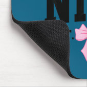 Hello Nine Est 2017 Coquette Bow 9th Birthday Girl マウスパッド (コーナー)