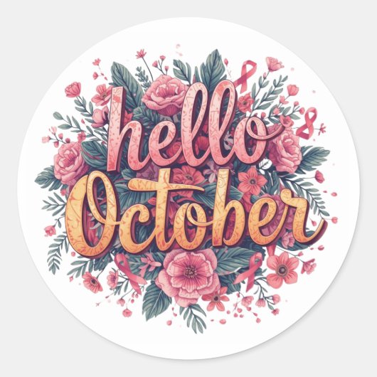 Hello October  ラウンドシール (正面)