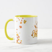 Hello Octobre Mug:祝変更月 マグカップ (左)