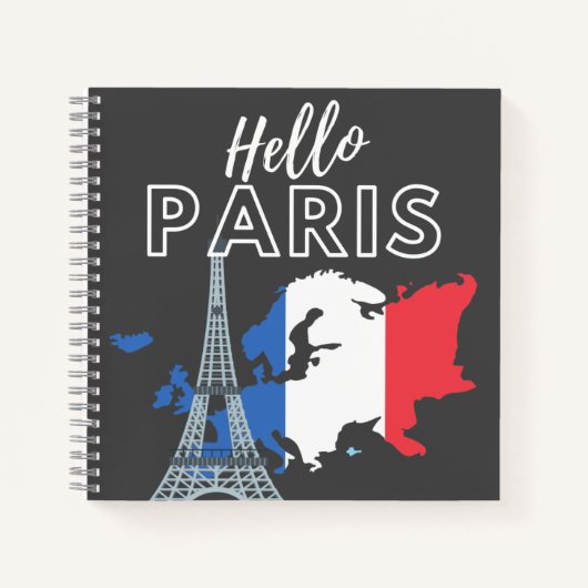 Hello Parisノートブック ノートブック (正面)