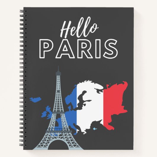 Hello Parisノートブック ノートブック (正面)