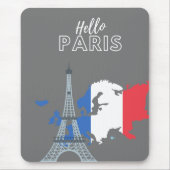 Hello Parisマウスパッド マウスパッド (正面)