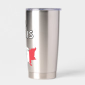 Hello Paris 保温保冷タンブラー (左面)