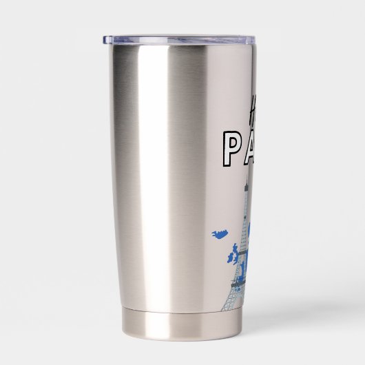 Hello Paris 保温保冷タンブラー (右面)