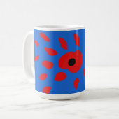 Hello Poppy コーヒーマグカップ (正面左)