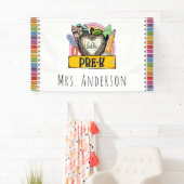 Hello Pre-k新学期教室 横断幕 (インサイチュ)