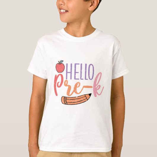 Hello Pre-K Tシャツ (正面)