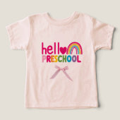Hello Preschool T-shirt - Preschool T-shirts (デザイン正面)