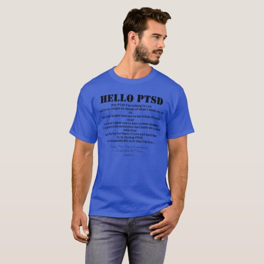 Hello PTSD Tシャツ (正面フル)