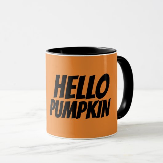 HELLO PUMPKINコーヒーマグ マグカップ (正面右)