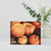 Hello, Pumpkin! シーズンポストカード (スタンド正面)