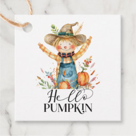 Hello Pumpkin Gift Tags & Gift Enclosures フェイバータグ