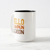 Hello Pumpkin Season ツートーンマグカップ (正面左)