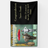 Hello Retirementおもしろいパーティーバナー 横断幕 (縦)