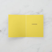 Hello Robin Greeting Small カード (内部)