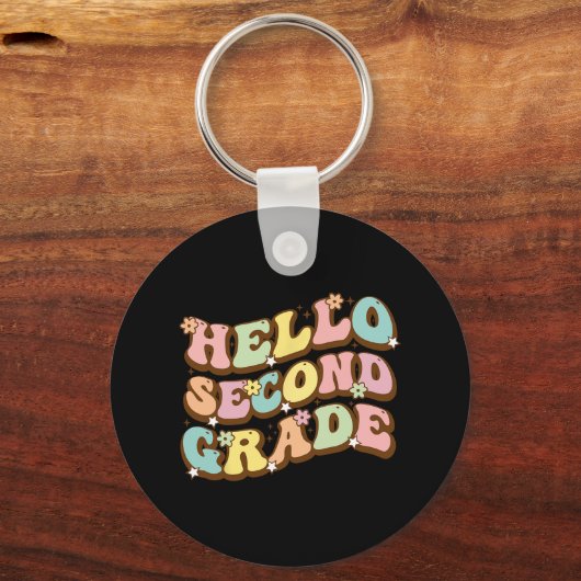 Hello Second Grade先生 キーホルダー (正面)