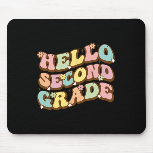 Hello Second Grade先生 マウスパッド (正面)