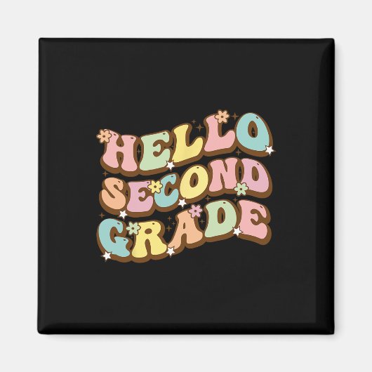 Hello Second Grade先生 マグネット (正面)