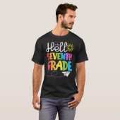 Hello Seventh Grade Fun 7Th Grade Backto School Tシャツ (正面フル)