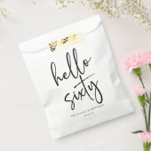 Hello Sixitemalist 60th Birthday Party フェイバーバッグ (封をした状態)