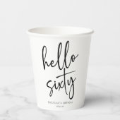 Hello Sixitemalist 60th Birthday Party 紙コップ (裏面)