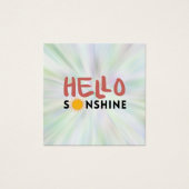 Hello Sonshine、Sun Rays、Summer Vibes (正面)