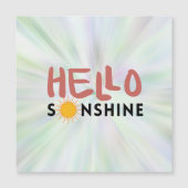 Hello Sonshine、Sun Rays、Summer Vibes (正面)
