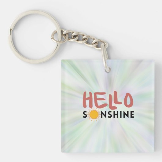 Hello Sonshine、Sun Rays、Summer Vibes キーホルダー (正面)