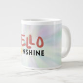 Hello Sonshine、Sun Rays、Summer Vibes ジャンボコーヒーマグカップ (正面右)
