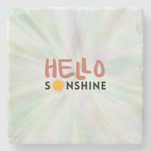 Hello Sonshine、Sun Rays、Summer Vibes ストーンコースター (正面)
