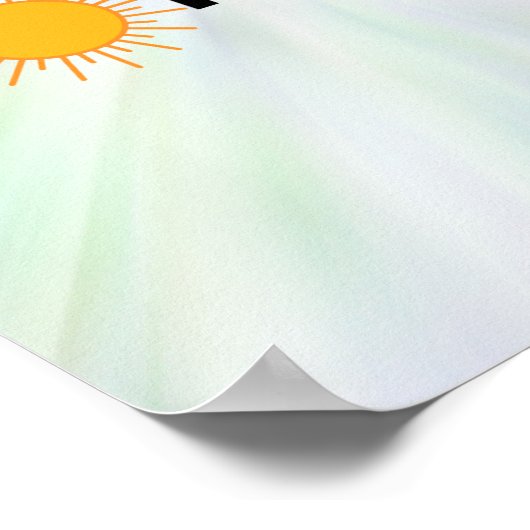 Hello Sonshine、Sun Rays、Summer Vibes ポスター (角)