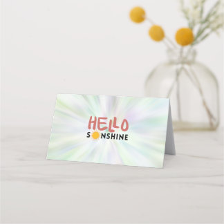 Hello Sonshine、Sun Rays、Summer Vibes ロイヤリティカード