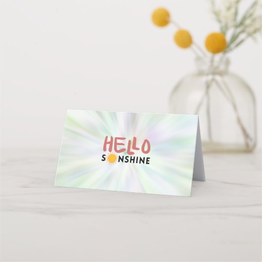 Hello Sonshine、Sun Rays、Summer Vibes ロイヤリティカード (正面)