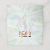 Hello Sonshine、Sun Rays、Summer Vibes ロイヤリティカード (外部開封)
