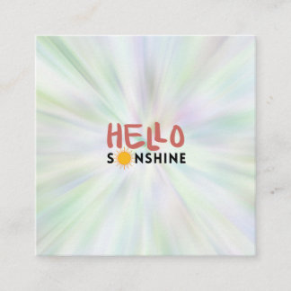 Hello Sonshine、Sun Rays、Summer Vibes ロイヤリティカード