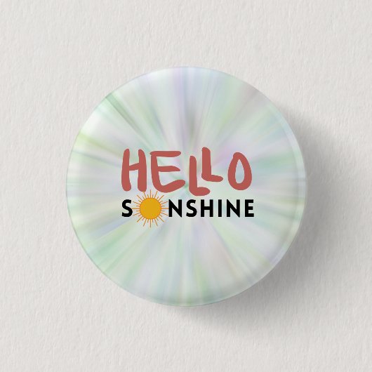 Hello Sonshine、Sun Rays、Summer Vibes 缶バッジ (正面)
