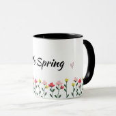 Hello Spring Floral Mug マグカップ (正面右)