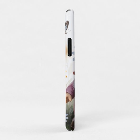 Hello Spring Garden Gnome: Cute Gnome with Braids Case-Mate iPhoneケース (裏面/右)