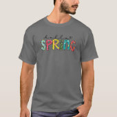 Hello Spring , Happy Spring , Happy Easter Tシャツ (正面)