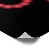 Hello Spring - Textured Pink & Orange Flower Art ポスター (角)