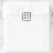 Hello Spring | with Fresh Floral  ラウンドシール (バッグ)
