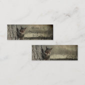 Hello Squirrel スキニー名刺 (正面/裏面)