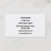 Hello / Sua s'dei in Khmer / Cambodian Script 名刺 (裏面)