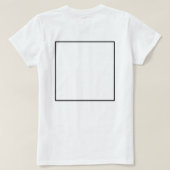 Hello SummerビーチサンダルTシャツ Tシャツ (デザイン裏面)